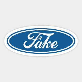 Fake parody of FORD Sticker